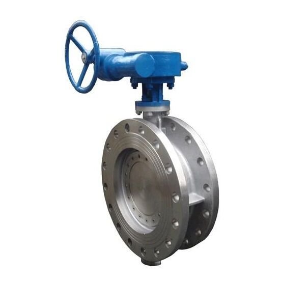 Трехэксцентриковый дисковый поворотный затвор Ду 50-1200